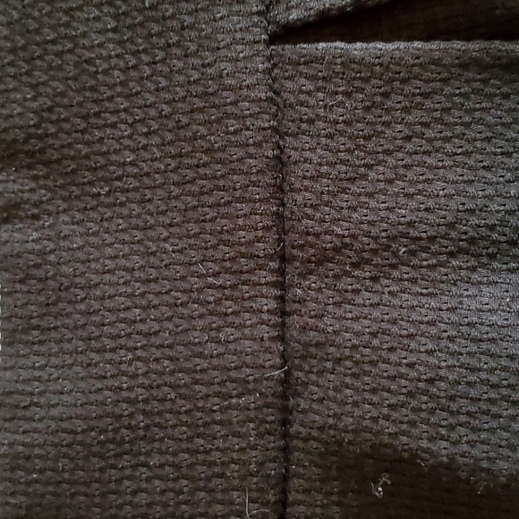 Sandra Angelazzi black summer suit blazer is 40 & full skirt. s2 - Picture 6 of 6